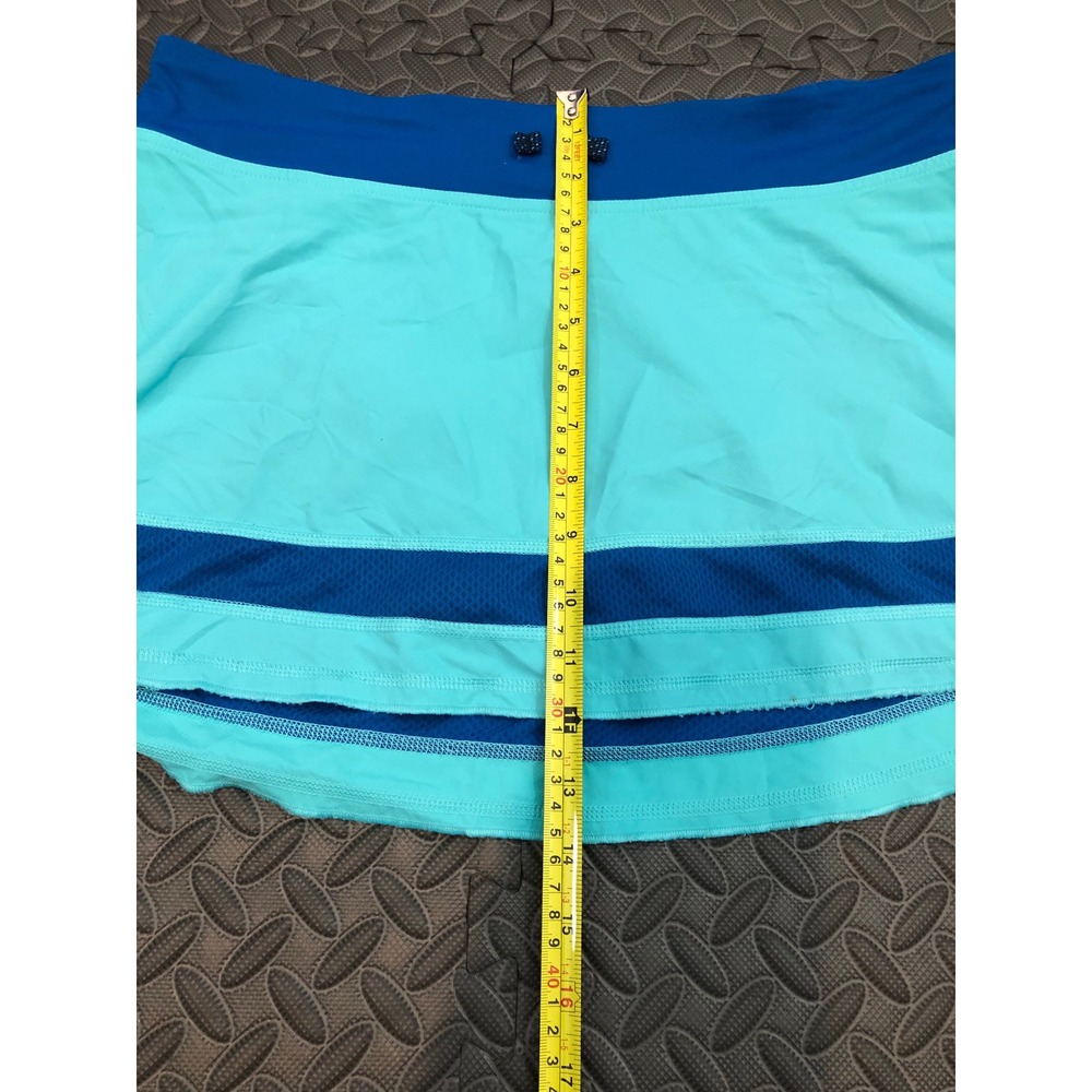 Patagonia Skort Womens M Turquoise Blue Running Athletic Skirt 23110 - Picture 5 of 10